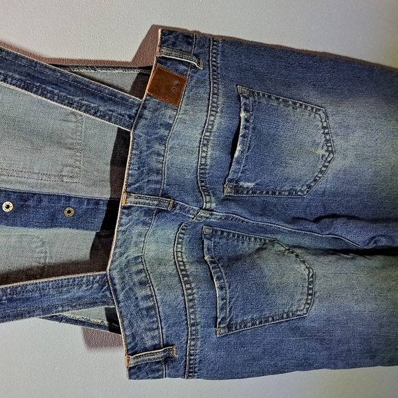 Life in Progress Distressed Denim Overalls - Picture 6 of 8